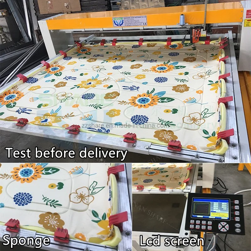 Automatic Industrial Computerized Long Arm Single Head Needle Mattress CNC Quilting and Embroidery Comforter Quilt Sewing Machine Single Needle Bedcover Price